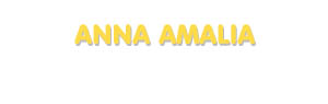 Der Vorname Anna Amalia